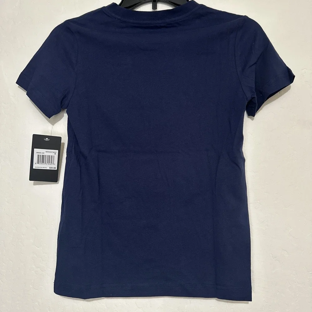 Hurley Boys Spell Out Midnight Navy T-Shirt Size Small NWT - Picture 2 of 2